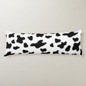 Land Zwart-wit Koe Vlekken Lichaamskussen (Voorkant)