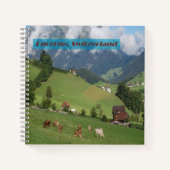 Land Zwitserland Notitieboek (Voorkant)