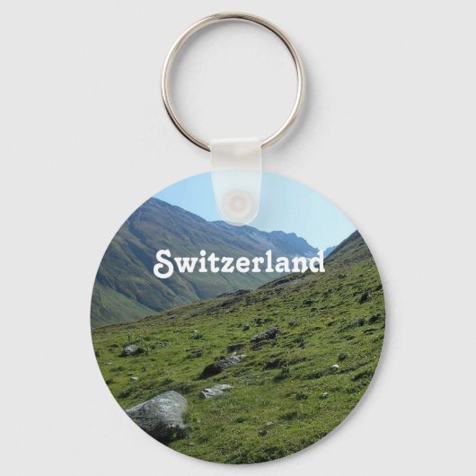 Land Zwitserland Sleutelhanger (Voorkant)