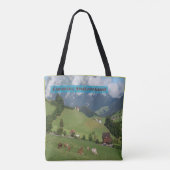 Land Zwitserland Tote Bag (Achterkant)