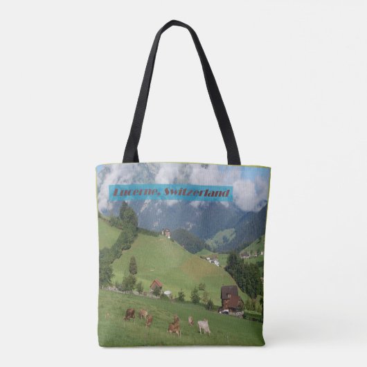Land Zwitserland Tote Bag (Achterkant)