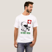 Land zwitserse logo t-shirt (Voorkant volledig)