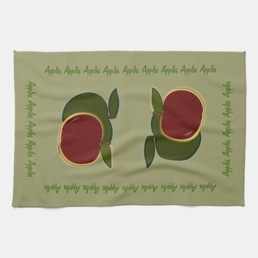 Landappels Theedoek (Horizontaal)