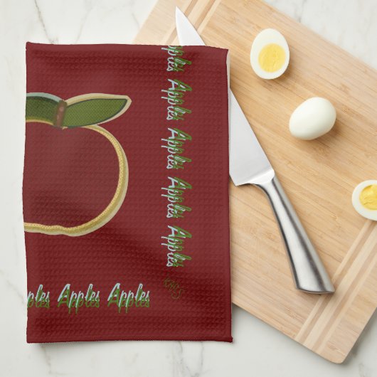 Landappels Theedoek (Quarter Fold)