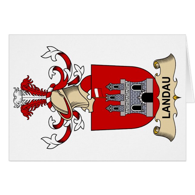 Landau Family Crest (Voorkant Horizontaal)