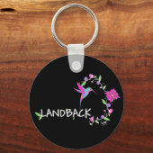 Landback - Bloemen Sleutelhanger (Voorkant)