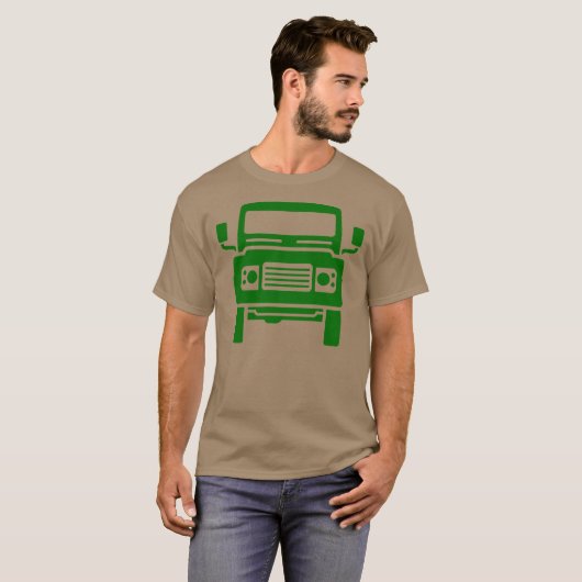 Landbedekking (groen) t-shirt (Voorkant volledig)