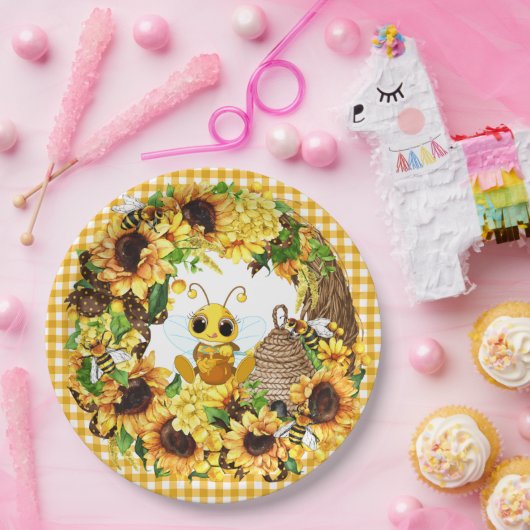 Landbijen Papieren Bordje (Feest)