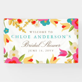 Landbloemen bruiloft of partij spandoek