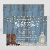 Landbloemen en roodstaarblauw Vrijgezellenfeest Kaart (Voorkant / Achterkant)