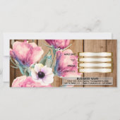 Landbloemen Robuust Rustisch Rood Cadeaucertificaa (Achterkant)