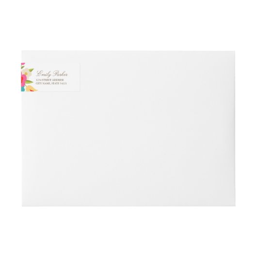 Landbloemen Weddenemonogram (Voorkant)