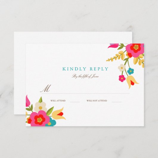 Landbloemen Weddenschap RSVP (Voorkant / Achterkant)