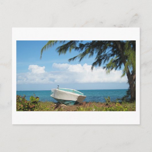 landboot briefkaart (Voorkant)