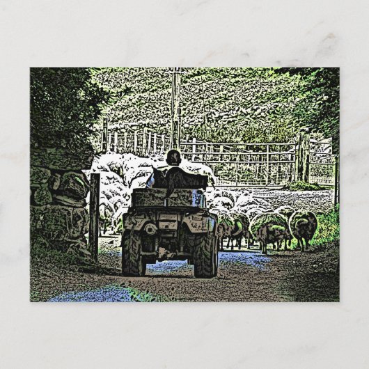 LANDBOUW BRIEFKAART (Voorkant)