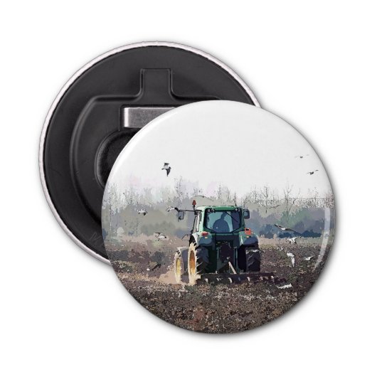 LANDBOUW BUTTON FLESOPENER (Voorkant)