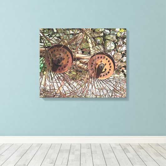 LANDBOUW CANVAS AFDRUK (Insitu (Houten vloer))