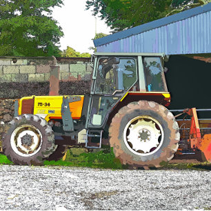 LANDBOUW CANVAS AFDRUK