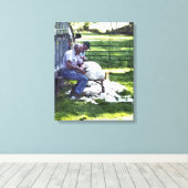 LANDBOUW CANVAS AFDRUK (Insitu (Houten vloer))