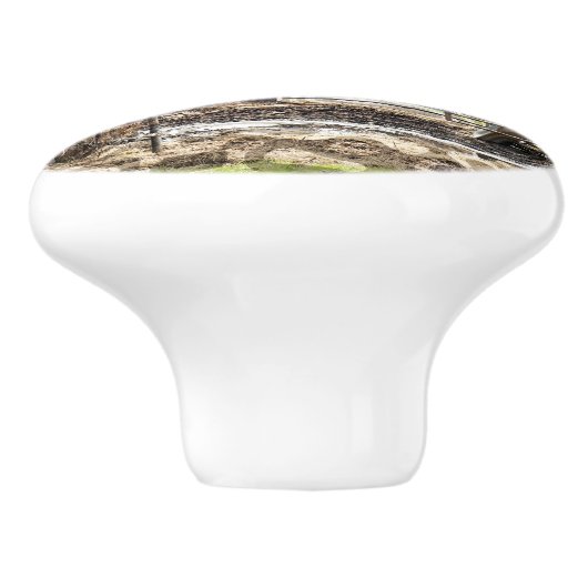 LANDBOUW KERAMISCHE KNOP (Zijkant)