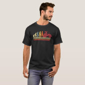Landbouw   Menselijke evolutie Trekker Grondbewerk T-shirt (Voorkant volledig)
