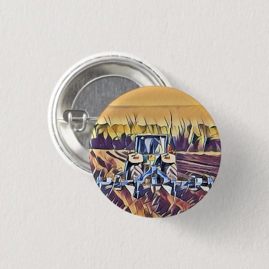 LANDBOUW   RONDE BUTTON 3,2 CM (Voorkant /achterkant)