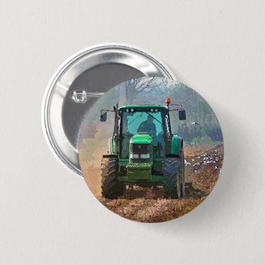 LANDBOUW RONDE BUTTON 5,7 CM (Voorkant /achterkant)