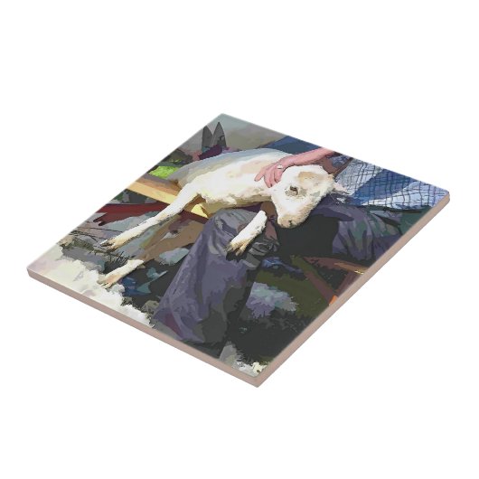 LANDBOUW TEGELTJE (Zijkant)