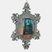 LANDBOUW TIN SNEEUWVLOK ORNAMENT (Links)