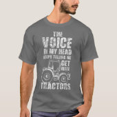 Landbouw van boerenbedrijven die Boerderij tractor T-shirt (Voorkant)