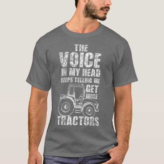 Landbouw van boerenbedrijven die Boerderij tractor T-shirt (Voorkant)