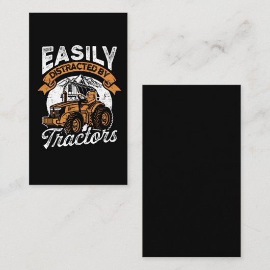 Landbouw van trekkers visitekaartje (Voorkant / Achterkant)