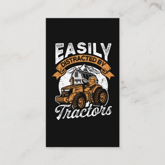 Landbouw van trekkers visitekaartje (Voorkant)