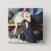 LANDBOUW VIERKANTE BUTTON 5,1 CM (Voorkant)