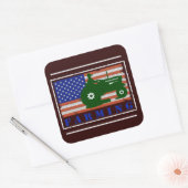 Landbouw Vierkante Sticker (Envelop)