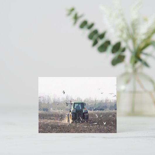 LANDBOUW VISITEKAARTJE (Staand voorkant)