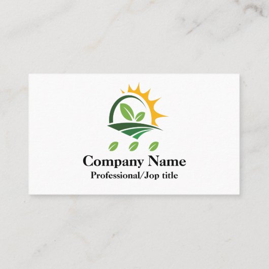 Landbouw Visitekaartje (Achterkant)