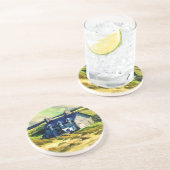 LANDBOUW ZANDSTEEN ONDERZETTER (Zijkant)