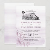 Landbouwareaal Barn Sketch Kaart (Voorkant / Achterkant)