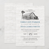 Landbouwareaal Barn Sketch Kaart (Voorkant / Achterkant)