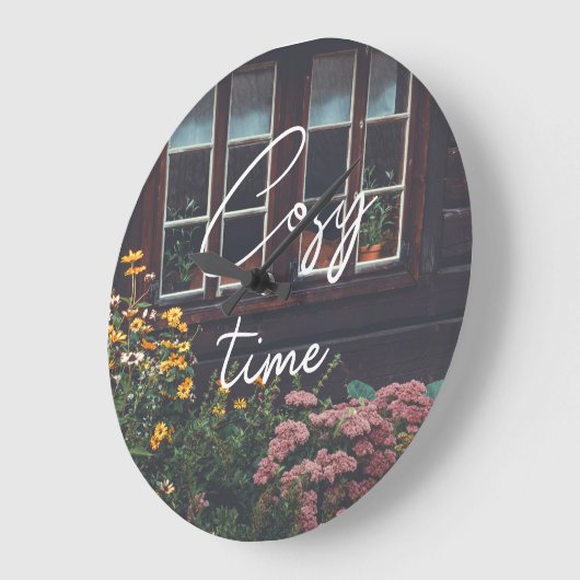 Landbouwareaal met tuintuin grote klok (Hoek)