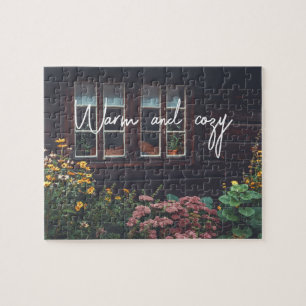 Landbouwareaal met tuintuin legpuzzel