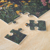 Landbouwareaal met tuintuin legpuzzel (Zijkant)
