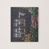 Landbouwareaal met tuintuin legpuzzel (Verticaal)