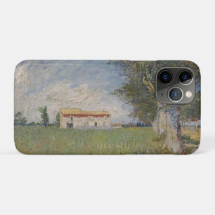 Landbouwbedrijf in een tarweveld iPhone 11 pro hoesje