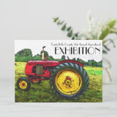 Landbouwbeurs, trekkermeeuw, tentoonstelling kaart (Staand voorkant)