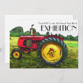 Landbouwbeurs, trekkermeeuw, tentoonstelling kaart (Voorkant / Achterkant)