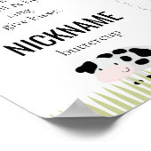 Landbouwdieren1Oosterse mijlpaal Poster (Hoek)