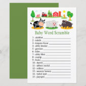 Landbouwdieren Baby tekstrammer (Voorkant / Achterkant)