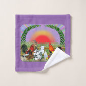 Landbouwdieren Bad Handdoek (Wasdoekje)